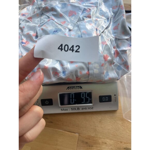 L.L Bean Floral Cotton Button Down Shirt Top Size 3X Wrinkle Free Long Sleeve - Picture 5 of 5